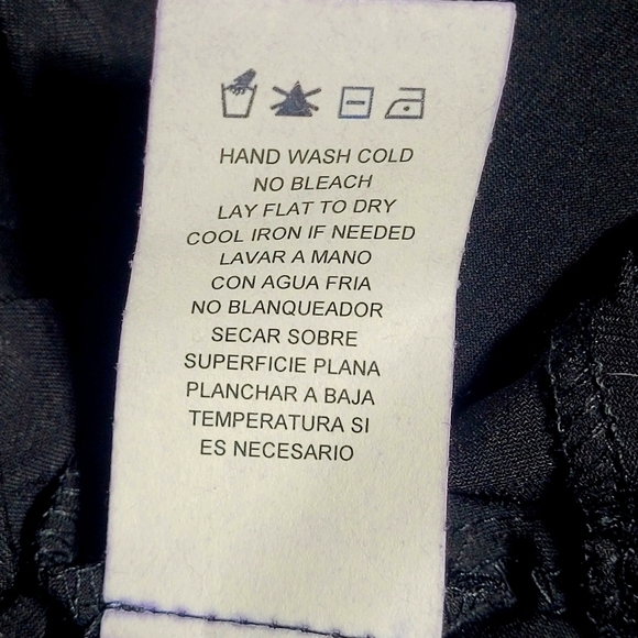 R&M Richards Silky Black Ruffled Jacket (L) Made in U.S.A. - Picture 6 of 8